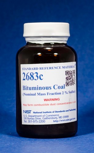 SRM 2683c - 煙煤(標稱質(zhì)量分數(shù)2%硫)