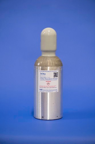 SRM 2636a - 氮氣中的一氧化碳(公稱量-物質(zhì)分數(shù)250毫微升/摩爾)